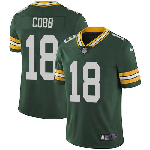 Nike Green Bay Packers #18 Randall Cobb Green Team Color NFL Vapor Untouchable Limited Jersey,We sell and wholesale Nike Green Bay Packers #18 Randall Cobb Green Team Color NFL Vapor Untouchable Limited Jersey on line form chian!